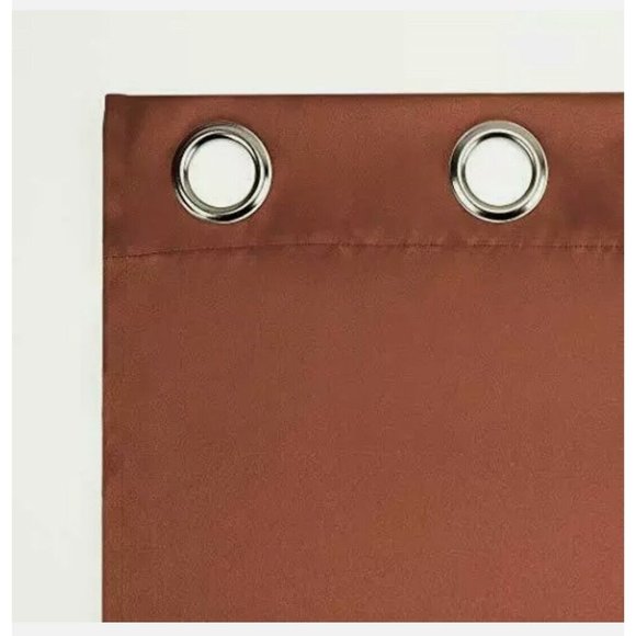 Sun Zero Nordic Theater Grade  100% Blackout  Curtain Single Panel 52x63in Terra - Picture 6 of 8